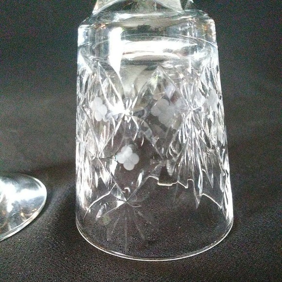 2 Tiffin Franciscan Air Bubble Stem Glasses. - Picture 10 of 12